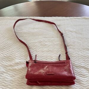 Lodis Cherry Red Crossbody Bag